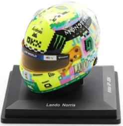 1/5 CASQUE LANDO NORRIS - MCLAREN FORMULE 1 TEAM - GP GRANDE BRETAGNE 2024