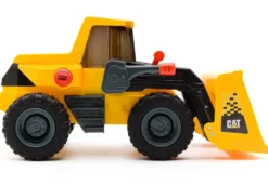 CATERPILAR - POWER HAULERS 2,0 CHARGEUR FRONTAL PLASTIQUE 30 CM SONS, LUMIERES ET DETECTEUR MOUVEMENT