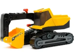 CATERPILAR - POWER HAULERS 2,0 EXCAVATRICE PLASTIQUE 30 CM SONS, LUMIERES ET DETECTEUR MOUVEMENT