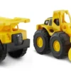 CATERPILLAR - CAMION BENNE ET BULLDOZER 2 VEHICULES 25 CM