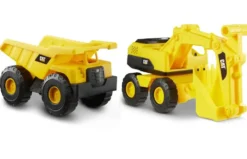 CATERPILLAR - CAMION BENNE ET EXCAVATRICE 38 CM