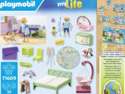 CHAMBRE DE PARENTS AVEC BERCEAU SUSPENDU - 71609