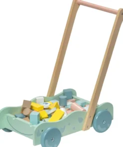 CHARIOT A POUSSER EN BOIS