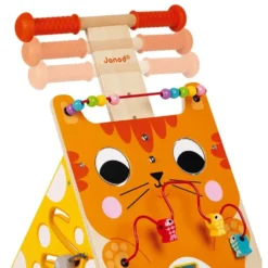CHARIOT MULTI-ACTIVITES CHAT -EN BOIS