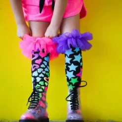 CHAUSSETTES CŒURS ET ETOILES