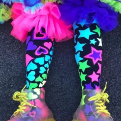 CHAUSSETTES CŒURS ET ETOILES