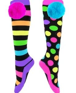 CHAUSSETTES POIS ET RAYURES