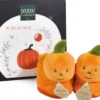 CHAUSSONS CITROUILLE ORANGE - 0 A 6 MOIS