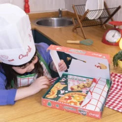 CHEFCLUB KIDS- COFFRET KIDS : LE PIZZAIOLO ET LE TABLIER PIZZA