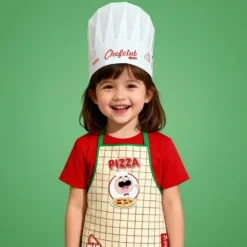 CHEFCLUB KIDS- COFFRET KIDS : LE PIZZAIOLO ET LE TABLIER PIZZA