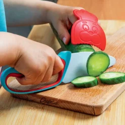 CHEFCLUB KIDS - COUTEAU DU CHEF BLEU ET ROUGE