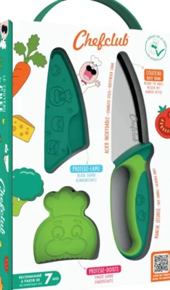 CHEFCLUB KIDS - COUTEAU DU CHEF VERT