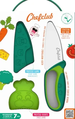 CHEFCLUB KIDS - COUTEAU DU CHEF VERT