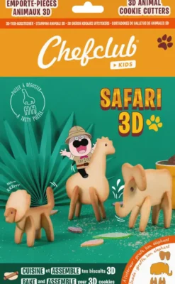 CHEFCLUB KIDS - EMPORTE-PIECES - LES BISCUITS SAFARI 3D