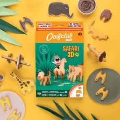 CHEFCLUB KIDS - EMPORTE-PIECES - LES BISCUITS SAFARI 3D