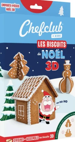 CHEFCLUB KIDS - EMPORTE-PIECES - LES BISCUITS DE NOEL 3D