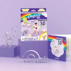 CHEFCLUB KIDS - EMPORTE-PIECES - LES BISCUITS LICORNES 3D