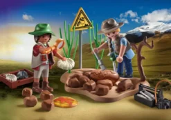 CHERCHEURS ET FOSSILES DE DINOSAURES - 71805