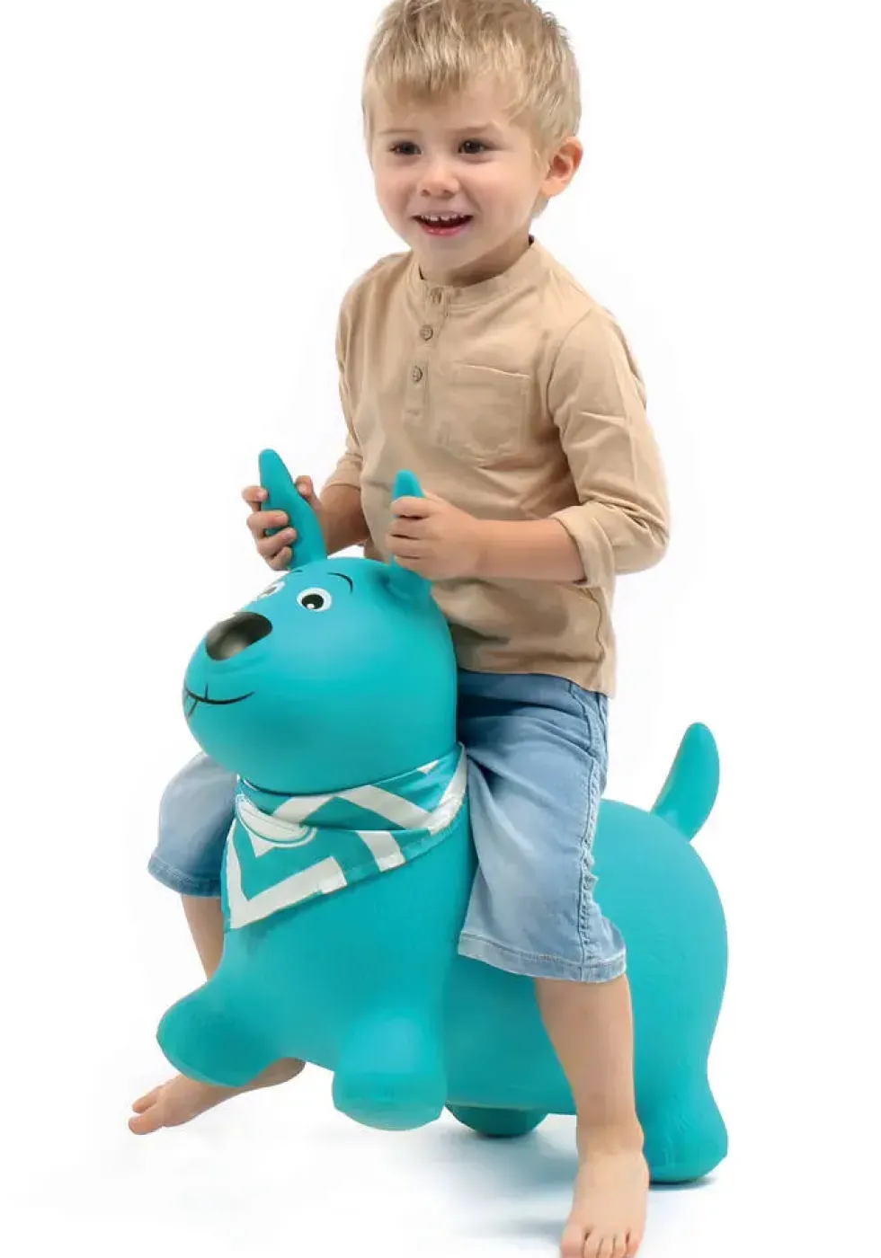 CHIEN SAUTEUR BLEU