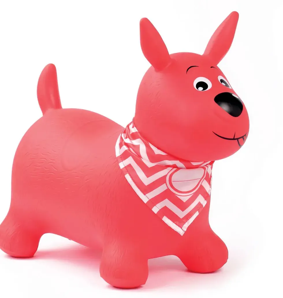 CHIEN SAUTEUR ROSE