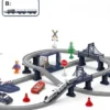 CIRCUIT DE TRAIN LUMIERES SONS 104 PIECES