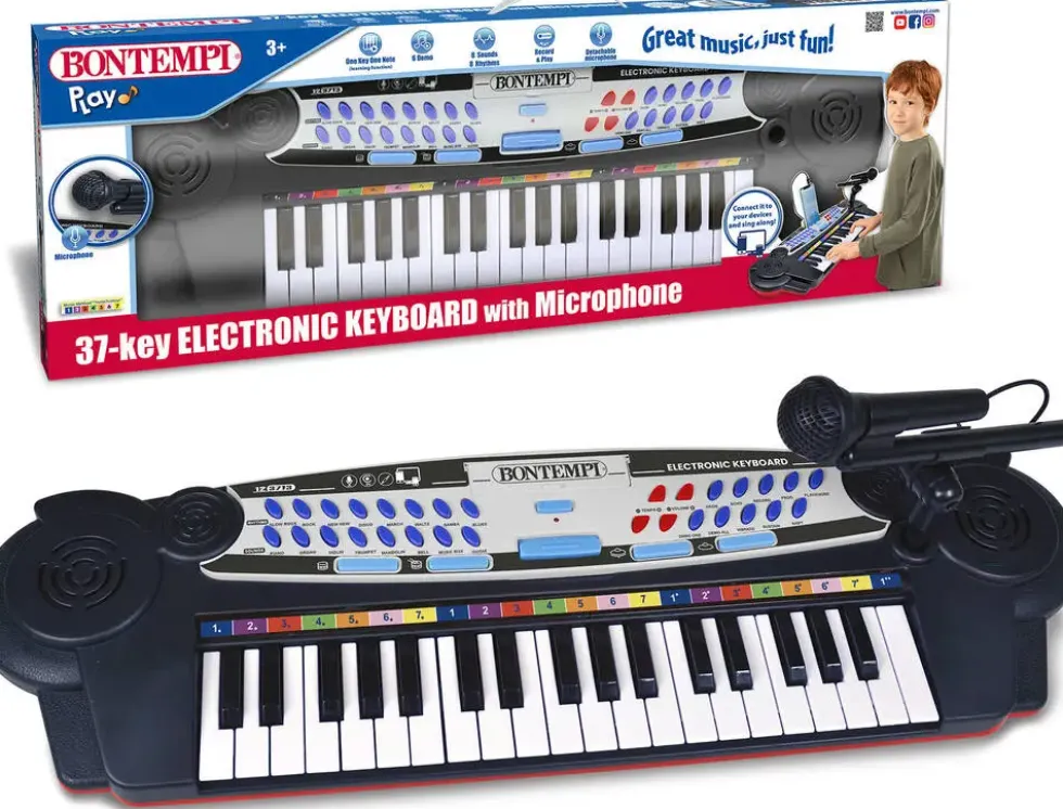 CLAVIER ELECTRONIQUE DE 37 TOUCHES AVEC MICRO