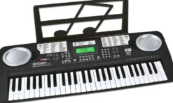 CLAVIER NUMERIQUE 54 TOUCHESAVECPIEDS EN METAL ET ADAPTATEUR PORT USB