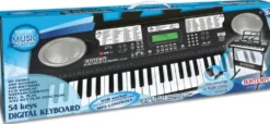 CLAVIER NUMERIQUE 54 TOUCHESAVECPIEDS EN METAL ET ADAPTATEUR PORT USB