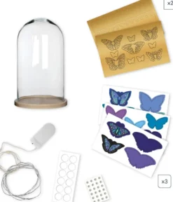 CLOCHE LUMINEUSE PAPILLONS A CREER