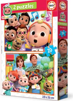 COCOMELON - 2 PUZZLES DE 20 PIECES