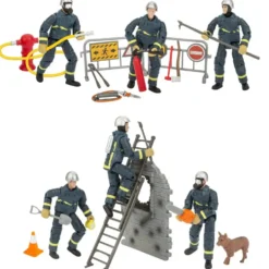 COFFRET ASSORTIMENT FIGURINE OPERATION DE SECOURS POMPIERS
