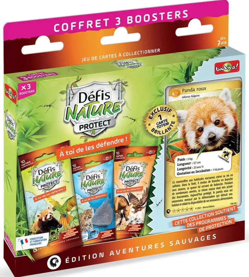 COFFRET 3 BOOSTERS PANDA ROUX