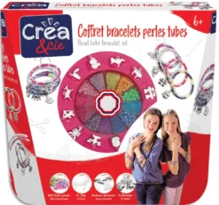 COFFRET BRACELETS PERLES TUBES