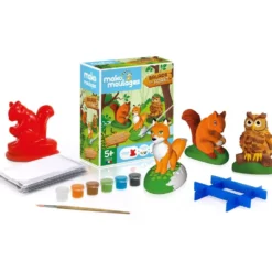 COFFRET CREATIF - BALADE EN FORET 3 MOULES