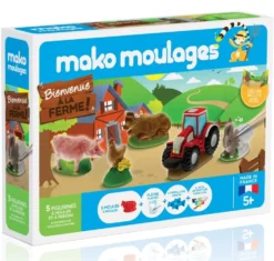COFFRET CREATIF - 6 MOULES BIENVENUE A LA FERME