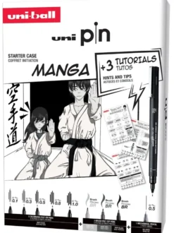 COFFRET DE 8 FEUTRES TECH + 1 PORTE MINES SHALAKU S