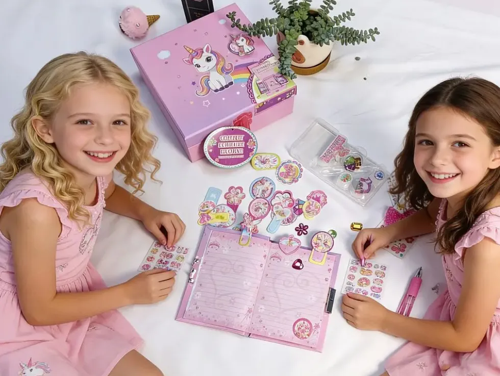 COFFRET ECRITURE LICORNE