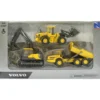 COFFRET 3 ENGINS DE CHANTIER VOLVO