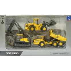 COFFRET 3 ENGINS DE CHANTIER VOLVO