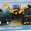 COFFRET 3 ENGINS NEW HOLLAND DIE CAST WINDOW BOX