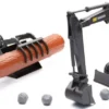 COFFRET 2 ENGINS T.P. VOLVO 1/18° AVEC ACCESSOIRES