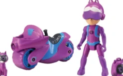 COFFRET 4 FIGURINES 7,5 CM + 4 MOTOS & ACCESSOIRES