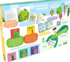 COFFRET GRAINES : LIVRES ET EPLUCHEUR