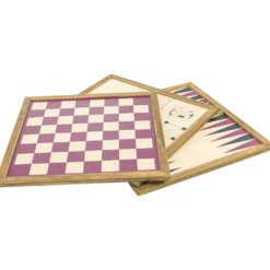 COFFRET JEUX EN BOIS 10 EN 1
