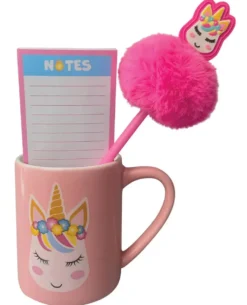 COFFRET LICORNE PAPETERIE ET MUG