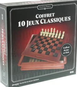 COFFRET MULTI-JEUX FAMILLE 10 JEUX