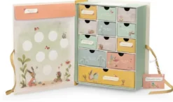 COFFRET NAISSANCE TROIS PETITS LAPINS