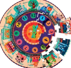 COFFRET PUZZLE HORLOGE