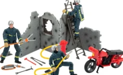 COFFRET SAUVETAGE INCENDIE POMPIERS 1:18