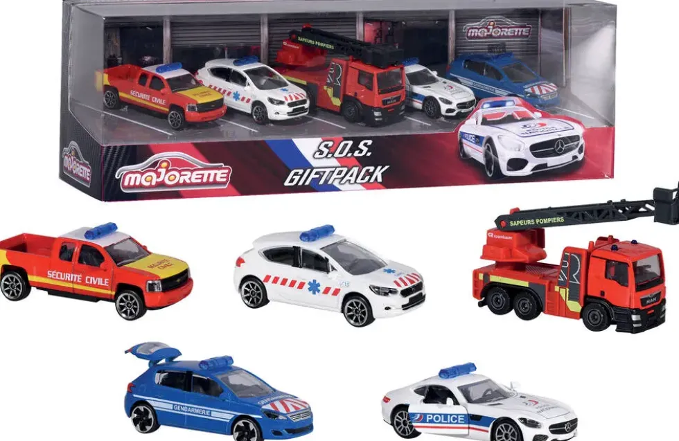 COFFRET 5 VEHICULES SOS GIFTPACK